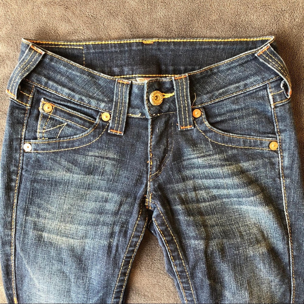 TRUE RELIGION Skinny Jeans Blue Women Authentic - Picture 6 of 8